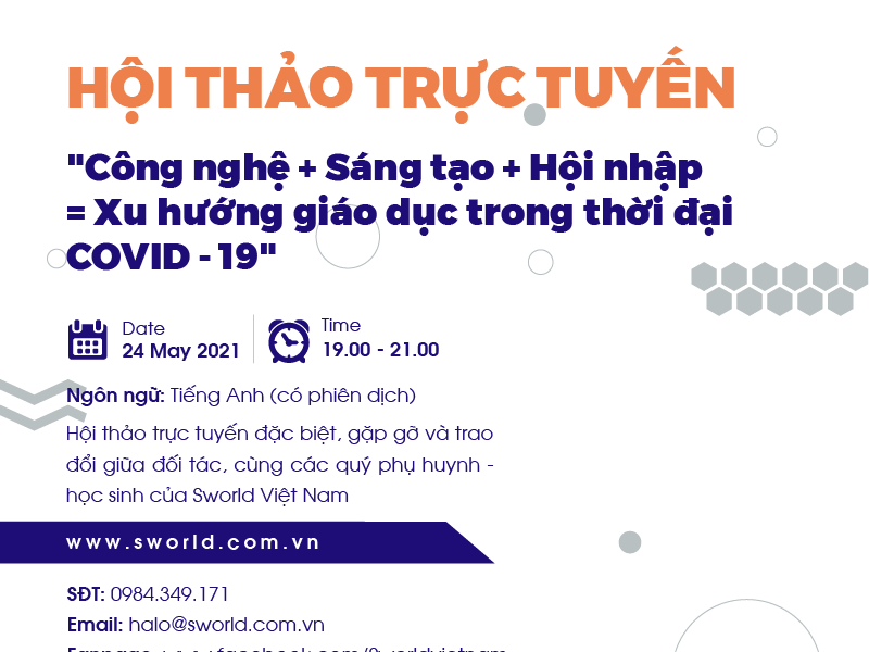 Hội thảo CÔNG NGHỆ + HỘI NHẬP + SÁNG TẠO = Xu hướng giáo dục trong thời đại COVID-19_avt