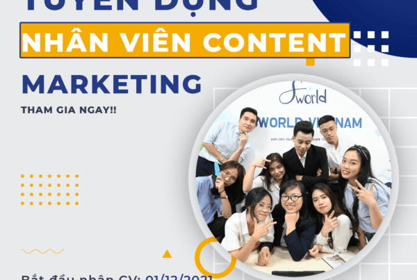 Sworld Việt Nam tuyển nhân viên Content Marketing - T12 2021