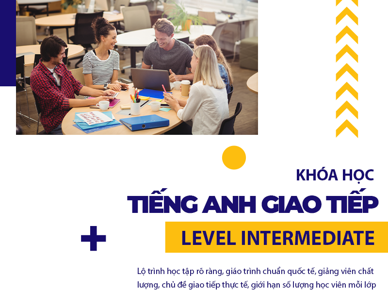Khóa học tiếng Anh giao tiếp level Intermediate