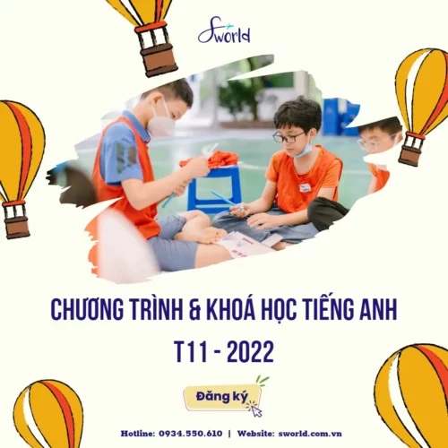 Chương Trình và Khoá Học Tiếng Anh Tháng 11 – 2022 11 Chương trình và khoá học tiếng Anh T11 - 2022