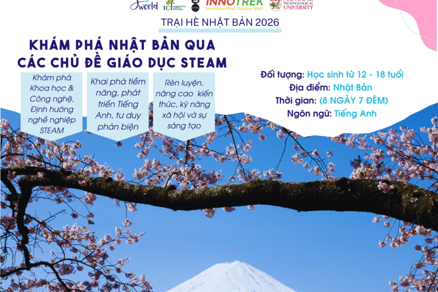 Khám phá Nhật Bản qua các chủ đề giáo dục STEAM - TRẠI HÈ NHẬT BẢN 2026 1
